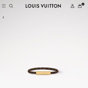 Louis Vuitton LV Confidential bracelet Size 17